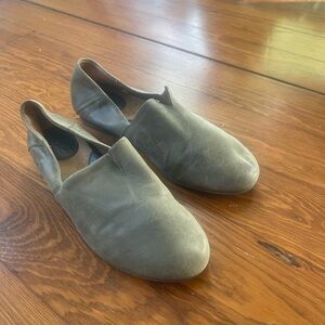 boc Women's Gray Leather Loafers